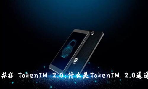 ### TokenIM 2.0：什么是TokenIM 2.0通道？