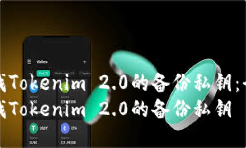 如何查找Tokenim 2.0的备份私钥：全面指南
如何查找Tokenim 2.0的备份私钥