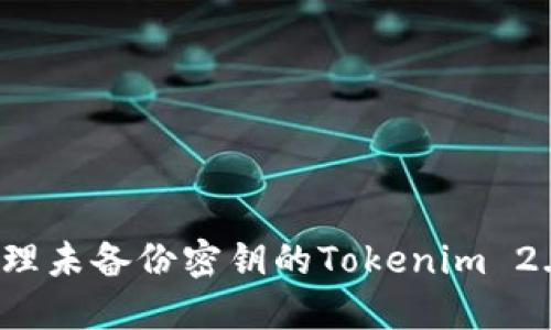 如何处理未备份密钥的Tokenim 2.0问题？