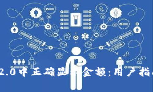如何在TokenIM 2.0中正确显示金额：用户指南与常见问题解答