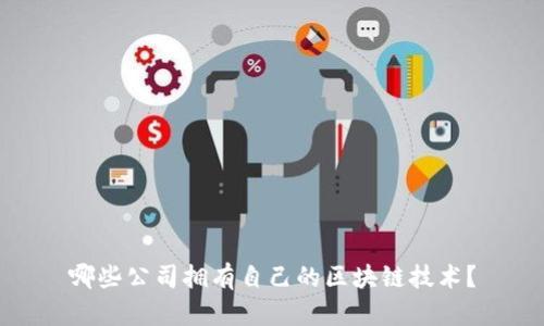 哪些公司拥有自己的区块链技术？